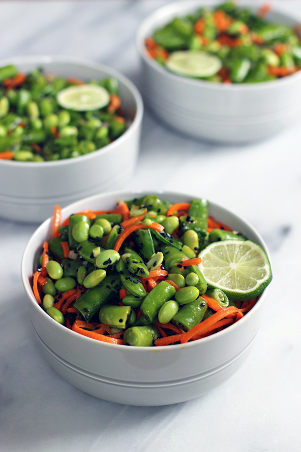 Edamame Snap Pea Salad