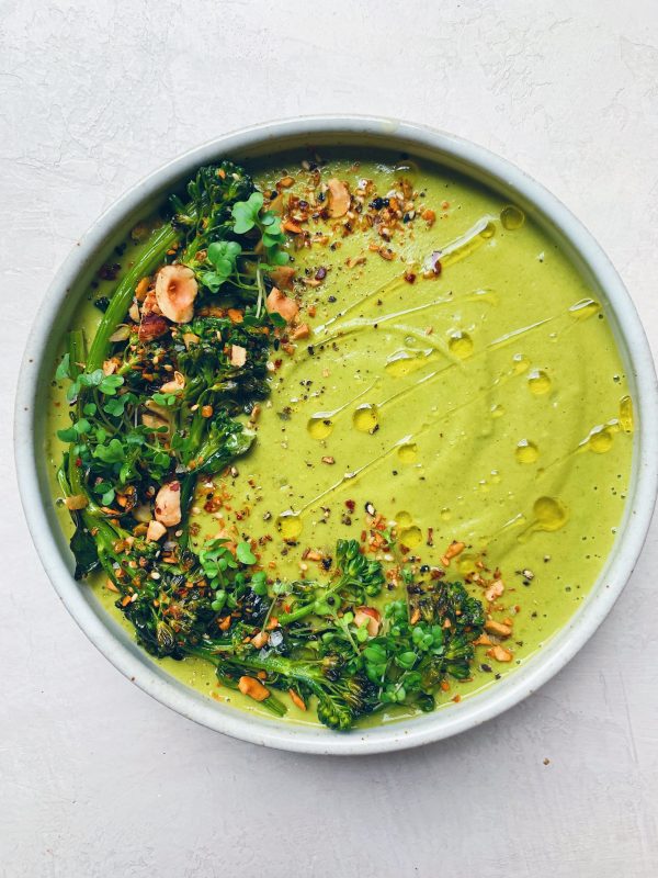 Creamy Broccoli Spinach Soup - Wu Haus