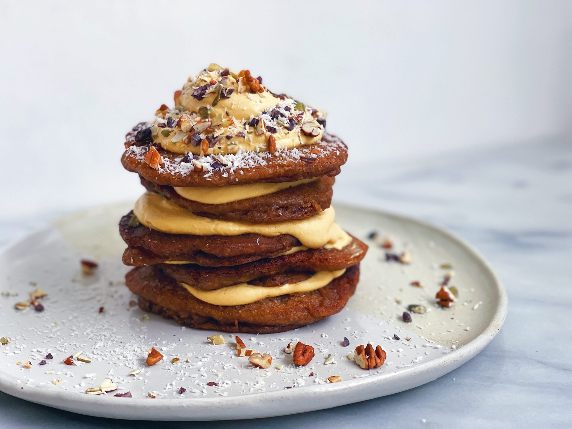 wu-haus-laird-superfood-pumpkin-pancakes-vegan-cashew-cream
